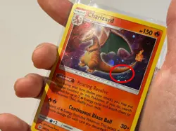1 Swirl 🌀 Cosmo Holo Pokemon TCG Charizard Promo SM226 Sun And Moon 2019 LP - Image 1
