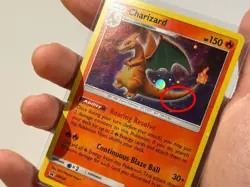 1 Swirl 🌀 Cosmo Holo Pokemon TCG Charizard Promo SM226 Sun And Moon 2019 LP - Image 2