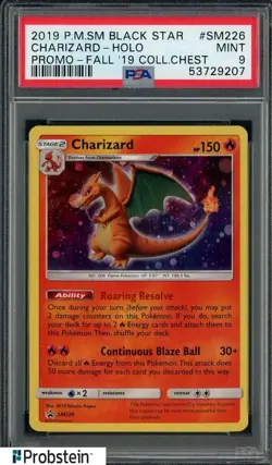 Tcg 2019 Pokemon SM Black Star Promo Coll Chest #SM226 Charizard Holo PSA 9 MINT - Image 1