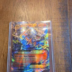 Pokemon M Charizard EX Full Art Holo Topps Pikachu's Vacation 51 Card 220 HP - Image 1