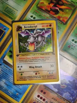 Pokemon Aerodactyl Holo 1st Edition Fossil - Image 2