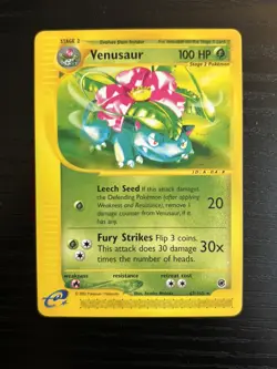 2002 Pokemon TCG Venusaur E-Series 67/165 Expedition Base Set Non-holo LP - Image 1