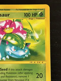 2002 Pokemon TCG Venusaur E-Series 67/165 Expedition Base Set Non-holo LP - Image 3