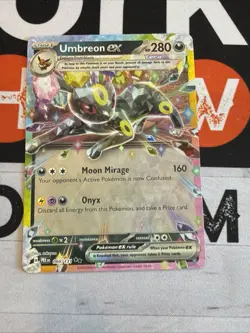 Pokemon Umbreon ex - 060/131 SV: Prismatic Evolutions Double Rare NM/MT 61/131 - Image 1