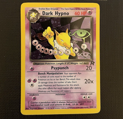Dark Hypno #9/82 Holo Rare Unlimited WotC Pokemon Team Rocket 1999 - Image 1