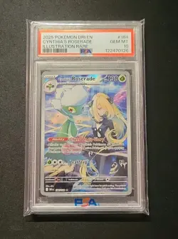 💎 PSA 10 Cynthia's Roserade 184/182 Pokemon Destined Rivals DRI EN 2025 #184 - Image 1