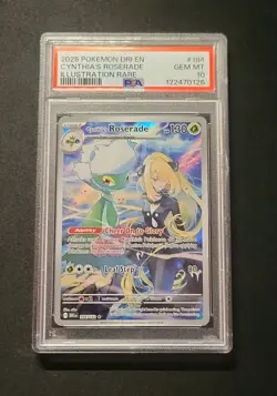 💎 PSA 10 Cynthia's Roserade 184/182 Pokemon Destined Rivals DRI EN 2025 #184 - Image 2