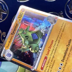 Pokemon Center Promo Team Rocket’s Tyranitar Destined Rivals Exclusive MP - Image 4