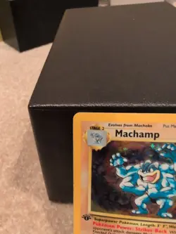 1999 Pokemon Machamp 1st Edition Holo Base Set Promo - WOTC - VLP/NM - Image 3