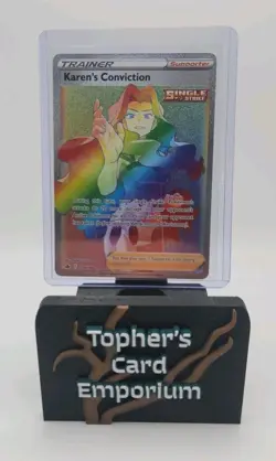 Karen's Conviction - Secret Rare - Pokemon TCG - Chilling Reign - 216/198 - Image 1