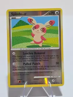 Pokemon SPINDA 46/147 Reverse Holo (2009 Supreme Victors) - Image 1
