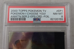 2000 Topps Pokemon TV EP1 I Choose You! Series 2 Foil - PSA 8 NM-MT - Image 3