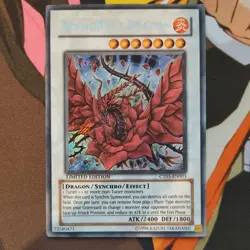 Black Rose Dragon CT05-EN003 Limited Edition Secret Rare LP YuGiOh - Image 1