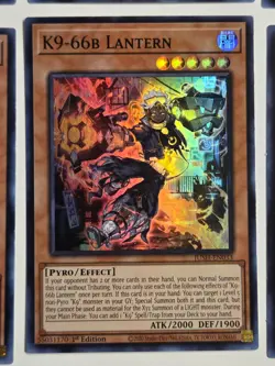 K9 Yugioh Deck Core x16 Justice Hunters 1st Edition "Ripper" Lupis Jokul Lantern - Image 3
