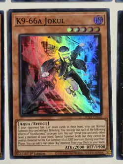 K9 Yugioh Deck Core x16 Justice Hunters 1st Edition "Ripper" Lupis Jokul Lantern - Image 4