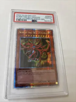 Slifer the Sky Dragon PSA 10 Quarter Century Secret Rare LC01-EN002 Yugioh - Image 2