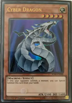 YuGiOh Cyber Dragon Ultra Rare 1st Edition BLRR-EN048 NM - Image 1
