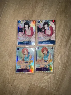 Sealed 2x Onami & 2x Boa Hancock Illustration Box Vol.1 One Piece TCG 4 Total - Image 1