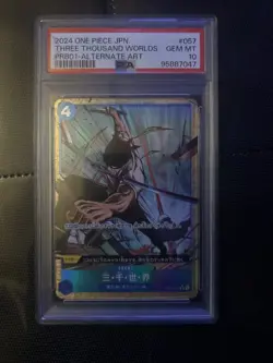 Three Thousand Worlds (Alternate Art) OP03-057 Premium Booster -The Best- Foil - Image 1