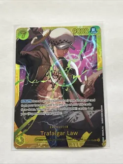 One Piece TCG Trafalgar Law OP10-119 Royal Blood Foil SEC !!! LQQK !!! - Image 1