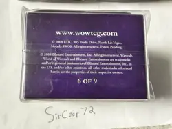 World of Warcraft TCG Class Deck Boxes (Lot of 4) (Sealed) Rogue Box 6 of 9 - Image 3