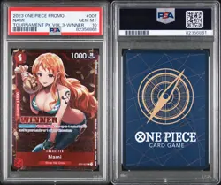 2023 ONE PIECE PROMOS TOURNAMENT PACK VOL.3-WINNER #007 NAMI PSA 10 - Image 3