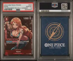 2023 ONE PIECE PROMOS TOURNAMENT PACK VOL.3-WINNER #007 NAMI PSA 10 - Image 3
