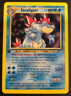 Complete Your Set - 1st Edition Neo Genesis Pokemon Cards WOTC 2000 - Pick - Image 1