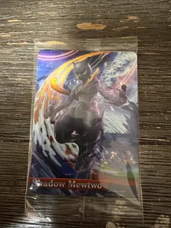 SHADOW MEWTWO CARD AMIIBO US EDITION POKKEN TOURNAMENT WII U POKEMON ** - Image 2