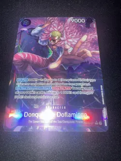 Donquixote Doflamingo Alt Art OP10-071 SR Royal Blood English NM One Piece Card - Image 2