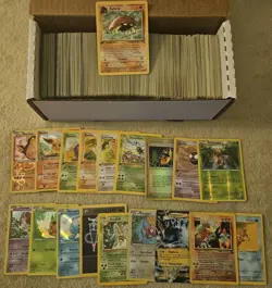 Huge Collection Bulk Lot of 600+ Pokemon Cards Mixed WOTC-XY Vintage LP - Dmg - Image 1