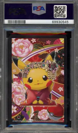Pokemon Maiko & Okuge Pikachu Queen of Spades Playing Cards PSA 10 Gem Mint - Image 2