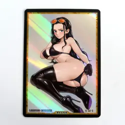 NICO ROBIN Waifu Anime Card LIMITED 1/1 Custom TCG Holo T13356 - Image 1