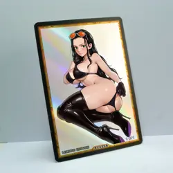 NICO ROBIN Waifu Anime Card LIMITED 1/1 Custom TCG Holo T13356 - Image 2