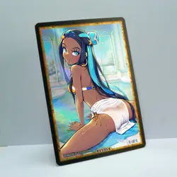 NESSA Waifu Anime Card LIMITED 1/1 Custom TCG Holo Goddess Story ACG T13354 - Image 2