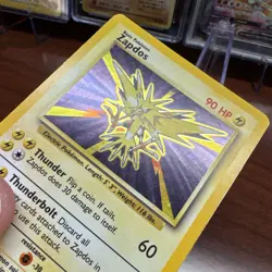 Pokemon Zapdos Base Set Holo Rare Card 16/102 LP Condition - Image 3