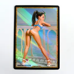 NEMONA Waifu Anime Card LIMITED 1/1 Custom TCG Holo Goddess Story ACG T13352 - Image 1
