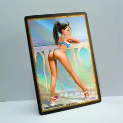 NEMONA Waifu Anime Card LIMITED 1/1 Custom TCG Holo Goddess Story ACG T13352 - Image 2
