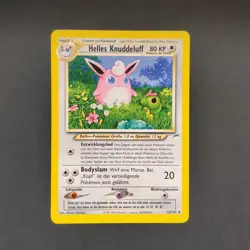 Pokemon TCG Karte - Helles Knuddeluff Deutsch 54/105 Neo Destiny Deutsch NM - Image 2