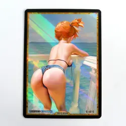 MISTY Waifu Anime Card LIMITED 1/1 Custom TCG Holo Goddess Story ACG T13350 - Image 1