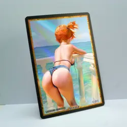 MISTY Waifu Anime Card LIMITED 1/1 Custom TCG Holo Goddess Story ACG T13350 - Image 2