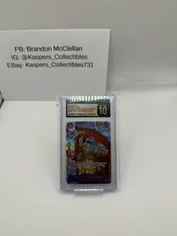 One Piece Card Game Eustass 'Captain' Kid OP05-074 Manga Card CGC Pristine 10 - Image 1