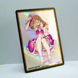 MAY Waifu Anime Card LIMITED 1/1 Custom TCG Holo Goddess Story ACG T13347 - Image 2