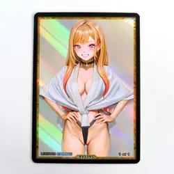 MARIN KITAGAWA Waifu Anime Card LIMITED 1/1 Custom TCG Holo T13345 - Image 1