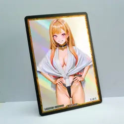 MARIN KITAGAWA Waifu Anime Card LIMITED 1/1 Custom TCG Holo T13345 - Image 2