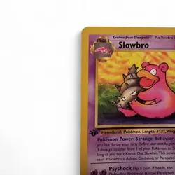 Slowbro 1999 Fossil 43/62 1st Edition 60 HP Uncommon Pokemon TCG Card - Image 2