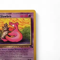 Slowbro 1999 Fossil 43/62 1st Edition 60 HP Uncommon Pokemon TCG Card - Image 3