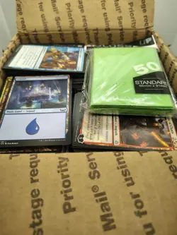 Bulk MTG Lot 8lbs Cards Possible Rares Uncommons Commons Tokens Basic Land - Image 2