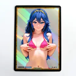 LUCINA Waifu Anime Card LIMITED 1/1 Custom TCG Holo Goddess Story ACG T13341 - Image 1