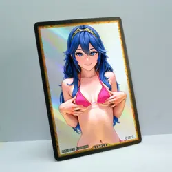 LUCINA Waifu Anime Card LIMITED 1/1 Custom TCG Holo Goddess Story ACG T13341 - Image 2